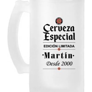 Jarra Esmerilada Cervecera